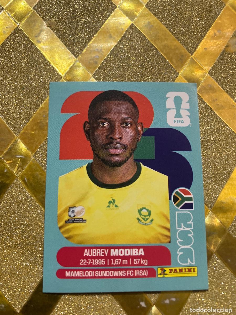 Cromos de f&uacute;tbol: CROMO DE F&Uacute;TBOL NUMERO RSA 4 AUBREY MODIBA SUDAFRICA MUNDIAL 2026 MEXICO-EEUU-CANADA PANINI !