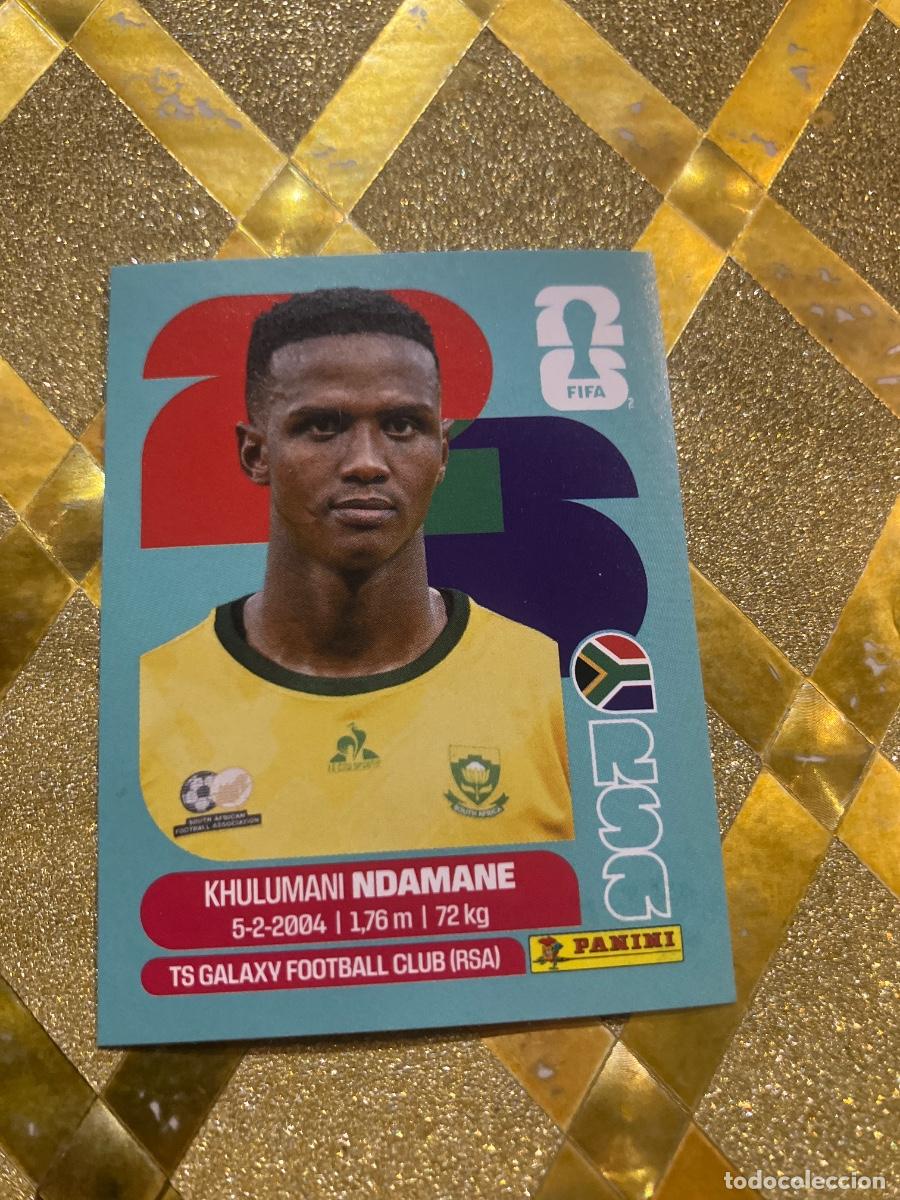 Cromos de f&uacute;tbol: CROMO DE F&Uacute;TBOL NUMERO RSA 7 KHULUMANI SUDAFRICA MUNDIAL 2026 MEXICO-EEUU-CANADA PANINI !