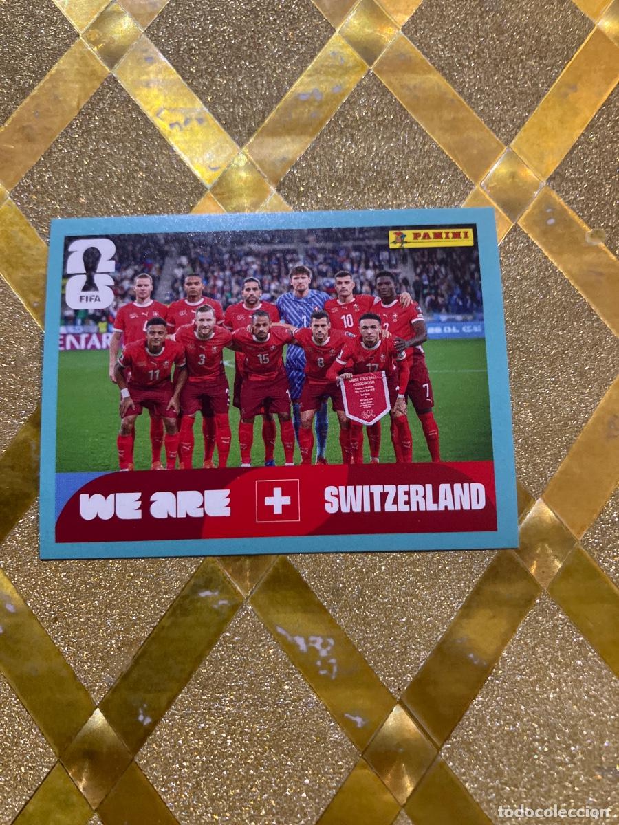 Cromos de f&uacute;tbol: CROMO DE F&Uacute;TBOL SUI 13 EQUIPO SUIZA MUNDIAL 2026 MEXICO-EEUU-CANADA PANINI !