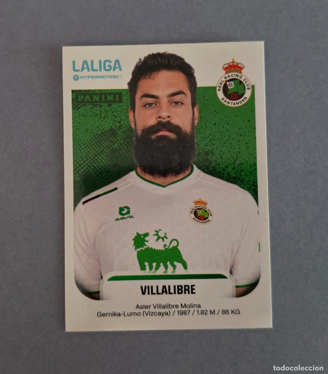 Cromos de f&uacute;tbol: 342 VILLALIBRE - RACING SANTANDER - LIGA HYPERMOTION SEGUNDA DIVISI&Oacute;N 2025-26 - 25/26 (NUEVO)