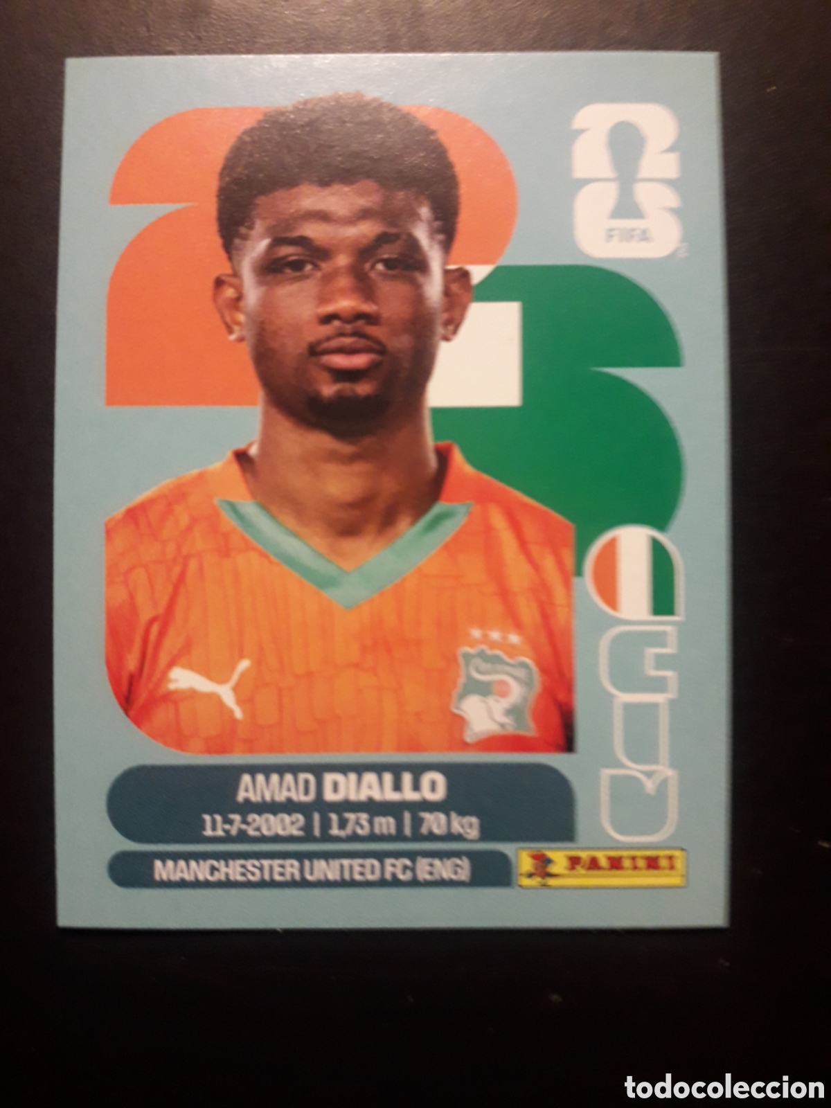Cromos de f&uacute;tbol: DIALLO COSTA DE MARFIL CIV 15 MUNDIAL F&Uacute;TBOL 2026 FIFA WORLD CUP PANINI SIN PEGAR PEDIDO M&Iacute;NIMO 3&euro;.