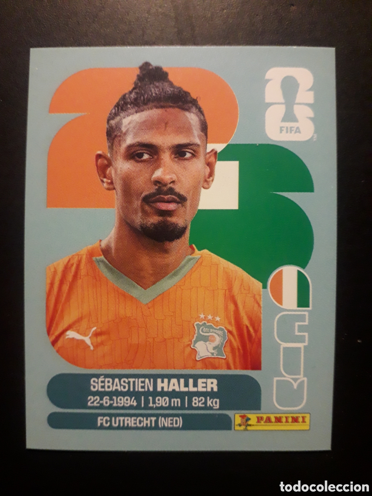 Cromos de f&uacute;tbol: HALLER COSTA DE MARFIL CIV 16 MUNDIAL F&Uacute;TBOL 2026 FIFA WORLD CUP PANINI SIN PEGAR PEDIDO M&Iacute;NIMO 3&euro;.