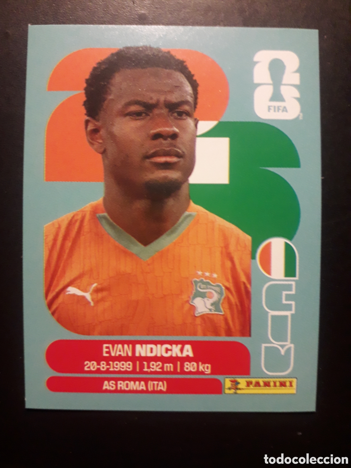 Cromos de f&uacute;tbol: NDICKA COSTA DE MARFIL CIV 6 MUNDIAL F&Uacute;TBOL 2026 FIFA WORLD CUP PANINI SIN PEGAR PEDIDO M&Iacute;NIMO 3&euro;