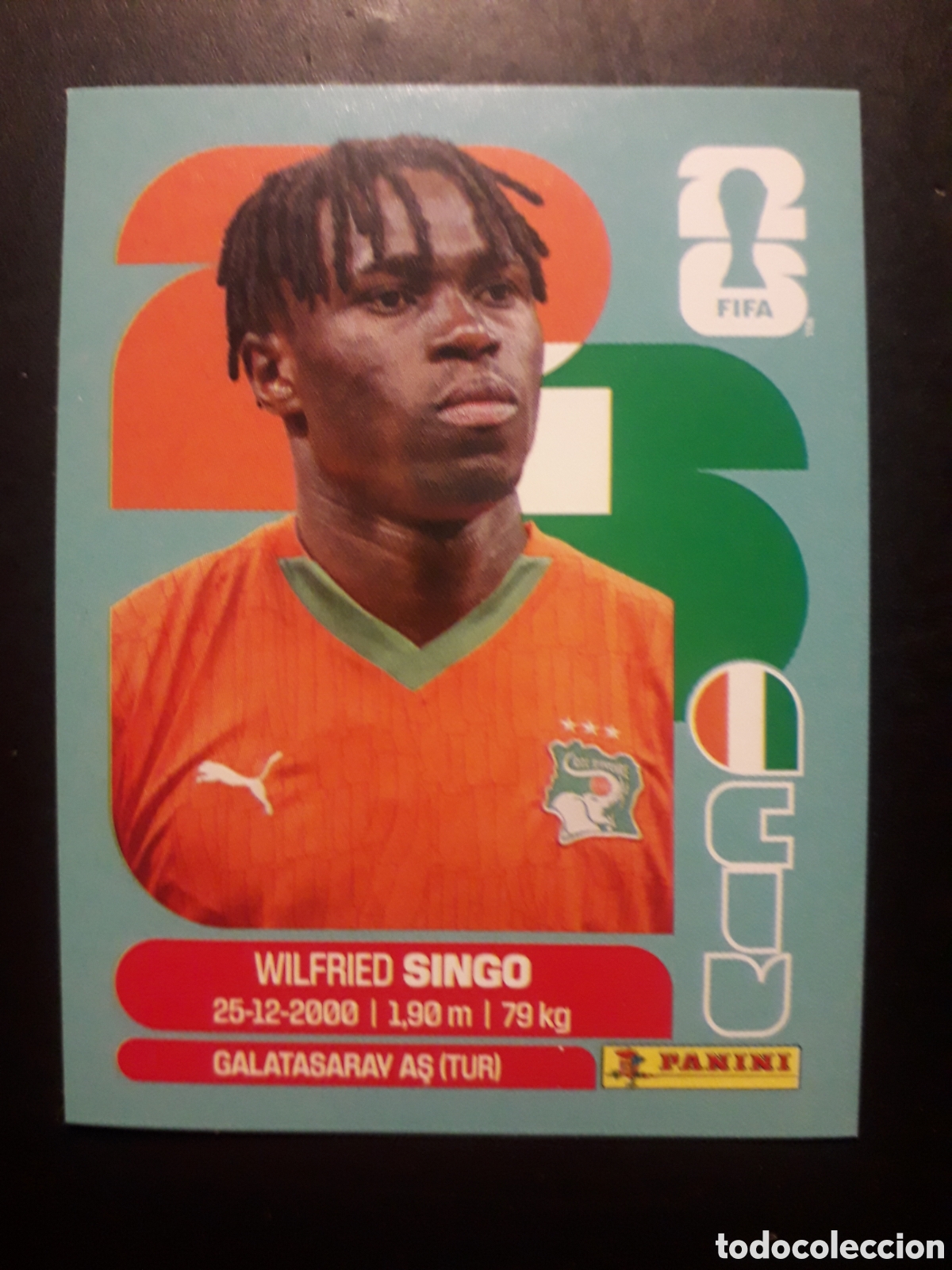 Cromos de f&uacute;tbol: SINGO COSTA DE MARFIL CIV 4 MUNDIAL F&Uacute;TBOL 2026 FIFA WORLD CUP PANINI SIN PEGAR PEDIDO M&Iacute;NIMO 3&euro;