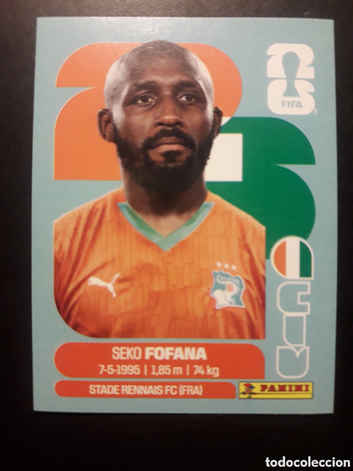 Cromos de f&uacute;tbol: FOFANA COSTA DE MARFIL CIV 11 MUNDIAL F&Uacute;TBOL 2026 FIFA WORLD CUP PANINI SIN PEGAR PEDIDO M&Iacute;NIMO 3&euro;.