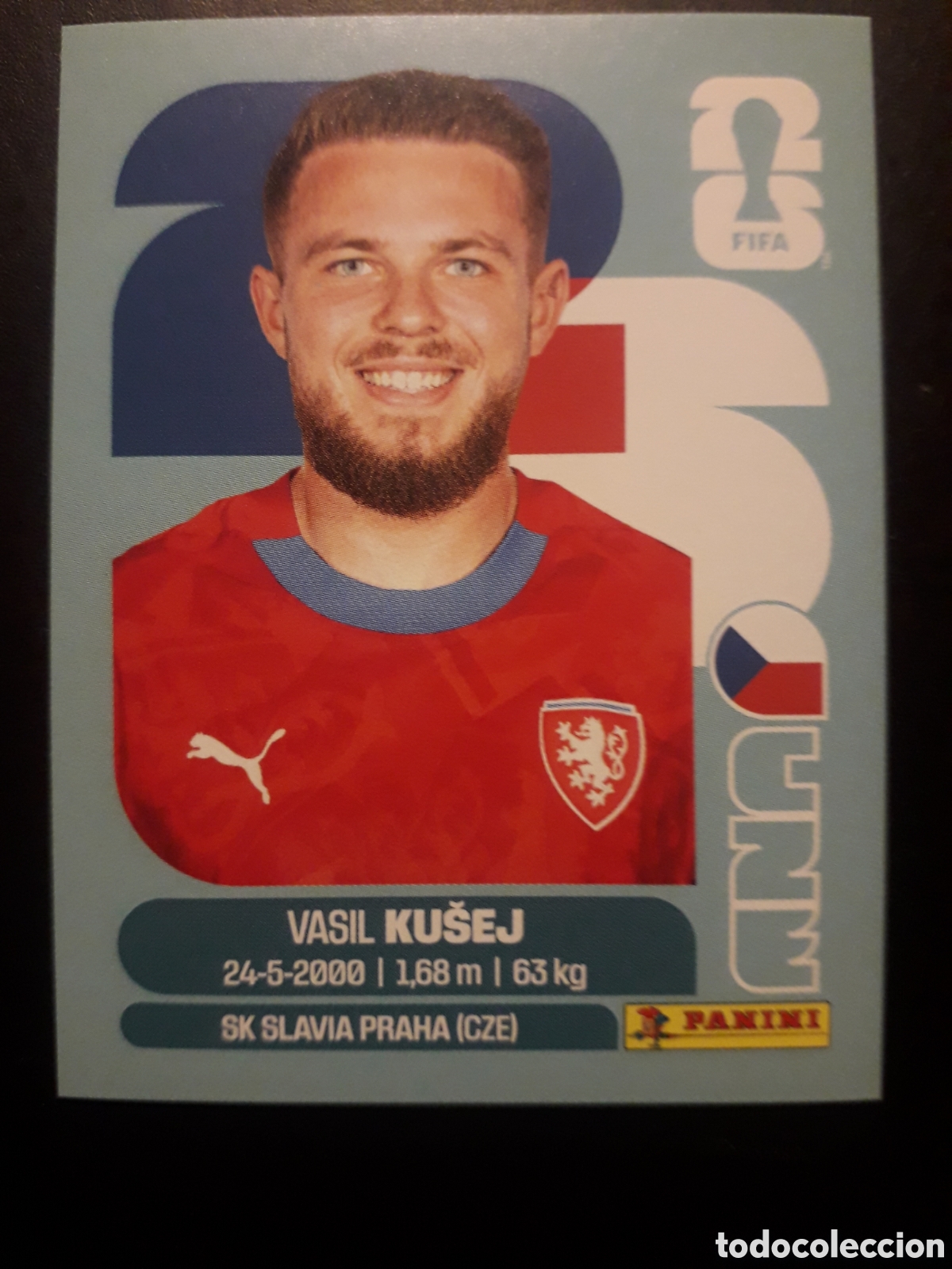 Cromos de f&uacute;tbol: KU&Scaron;EJ REP CHECA/CHEQUIA CZE 16 MUNDIAL F&Uacute;TBOL 2026 FIFA WORLD CUP PANINI SIN PEGAR PEDIDO M&Iacute;NIMO 3&euro;.