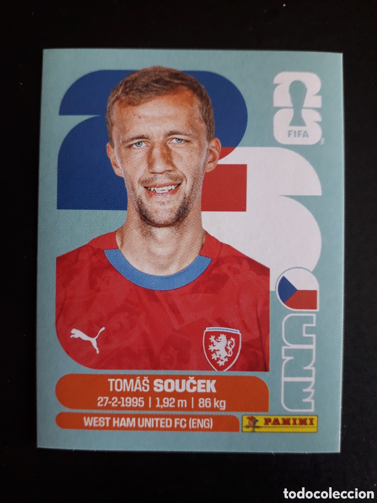 Cromos de f&uacute;tbol: SOUČEK REP CHECA/CHEQUIA CZE 12 MUNDIAL F&Uacute;TBOL 2026 FIFA WORLD CUP PANINI SIN PEGAR PEDIDO M&Iacute;NIMO 3&euro;