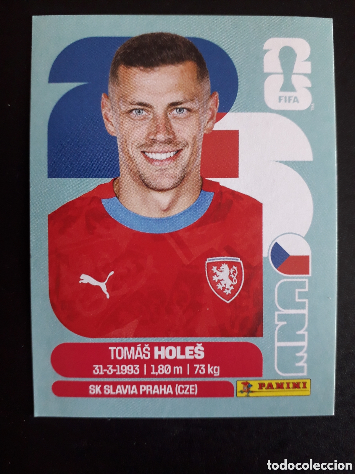 Cromos de f&uacute;tbol: HOLE&Scaron; REP CHECA/CHEQUIA CZE 7 MUNDIAL F&Uacute;TBOL 2026 FIFA WORLD CUP PANINI SIN PEGAR PEDIDO M&Iacute;NIMO 3&euro;.