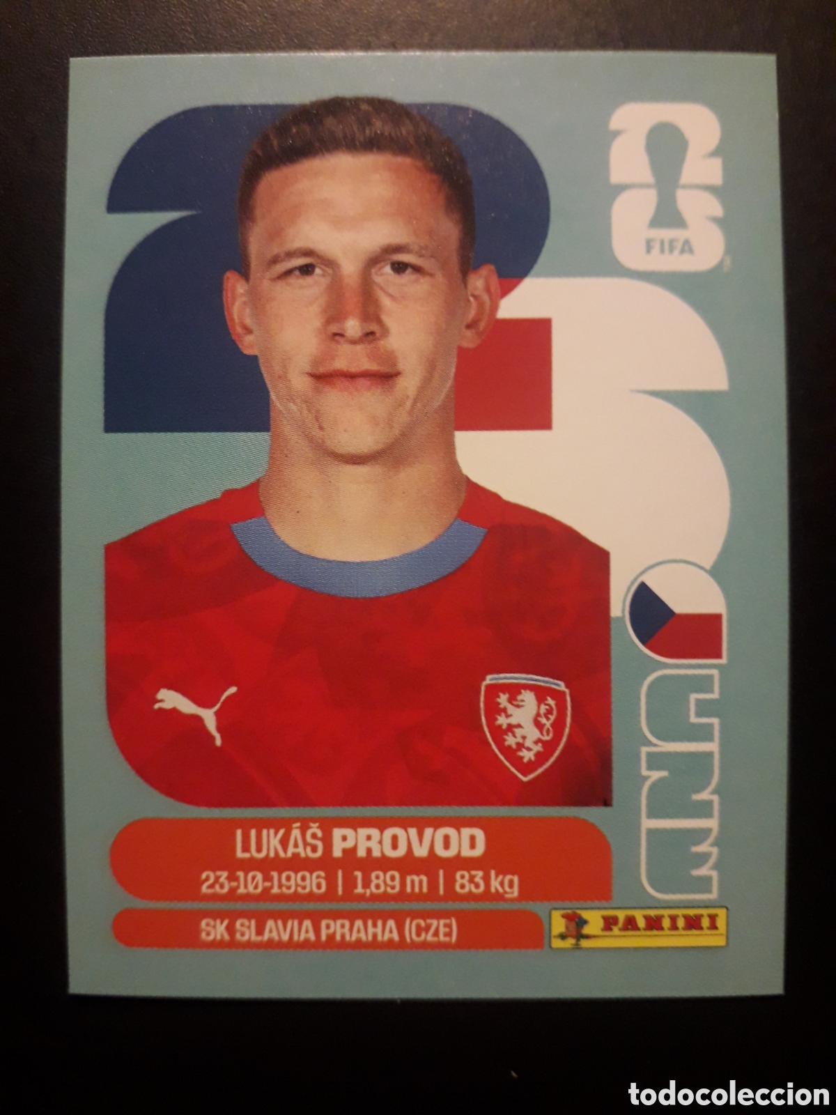 Cromos de f&uacute;tbol: PROVOD REP CHECA/CHEQUIA CZE 10 MUNDIAL F&Uacute;TBOL 2026 FIFA WORLD CUP PANINI SIN PEGAR PEDIDO M&Iacute;NIMO 3&euro;