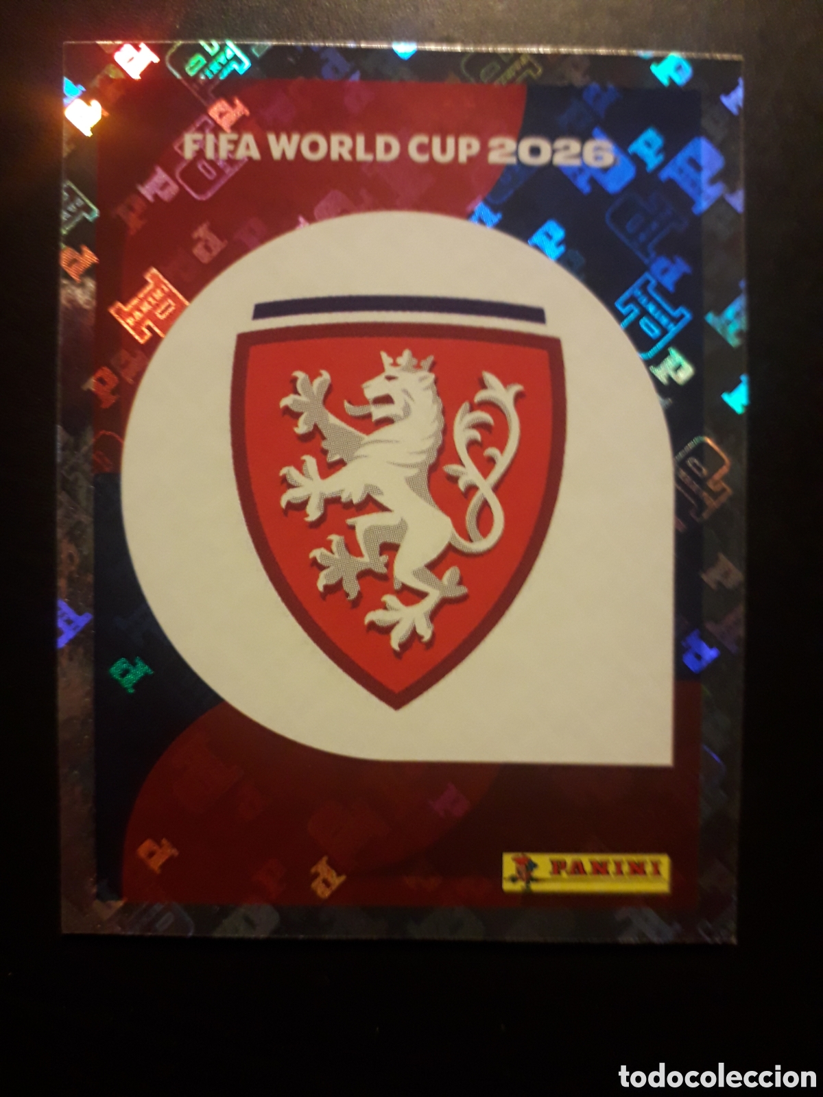 Cromos de f&uacute;tbol: ESCUDO REP CHECA/CHEQUIA CZE 1 MUNDIAL F&Uacute;TBOL 2026 FIFA WORLD CUP PANINI SIN PEGAR PEDIDO M&Iacute;NIMO 3&euro;.