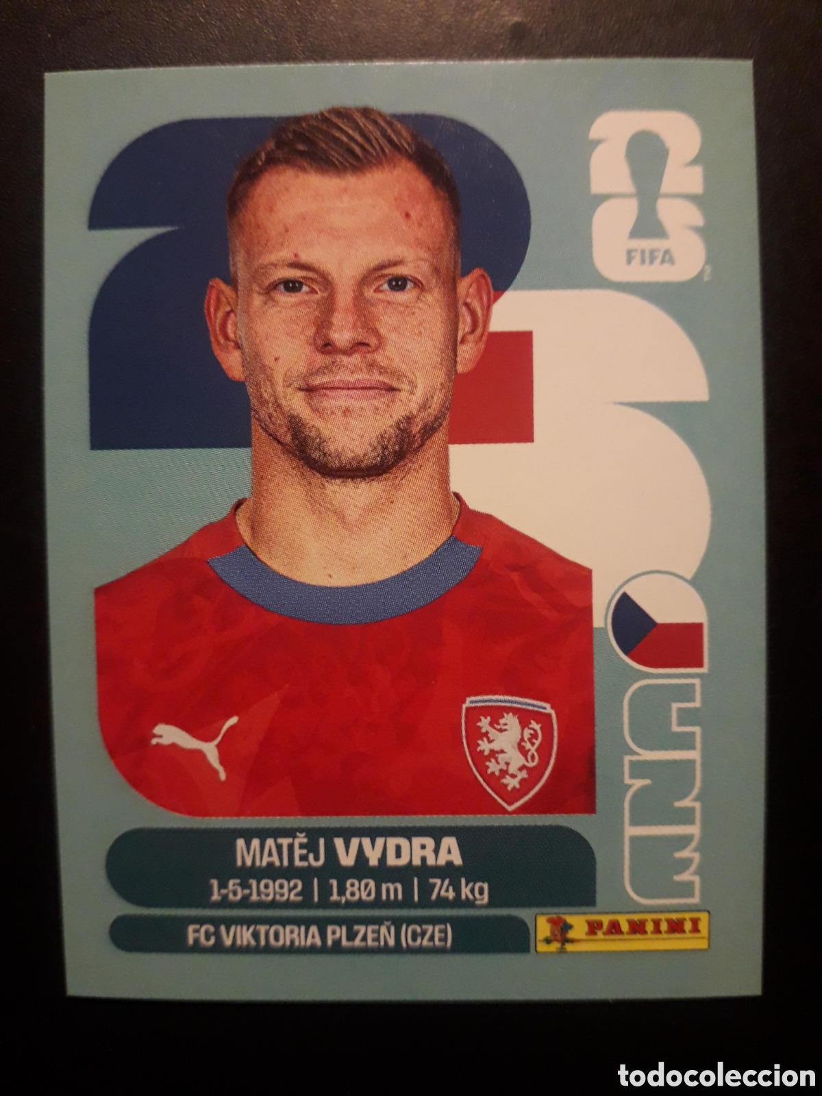 Cromos de f&uacute;tbol: VYDRA REP CHECA/CHEQUIA CZE 15 MUNDIAL F&Uacute;TBOL 2026 FIFA WORLD CUP PANINI SIN PEGAR PEDIDO M&Iacute;NIMO 3&euro;.