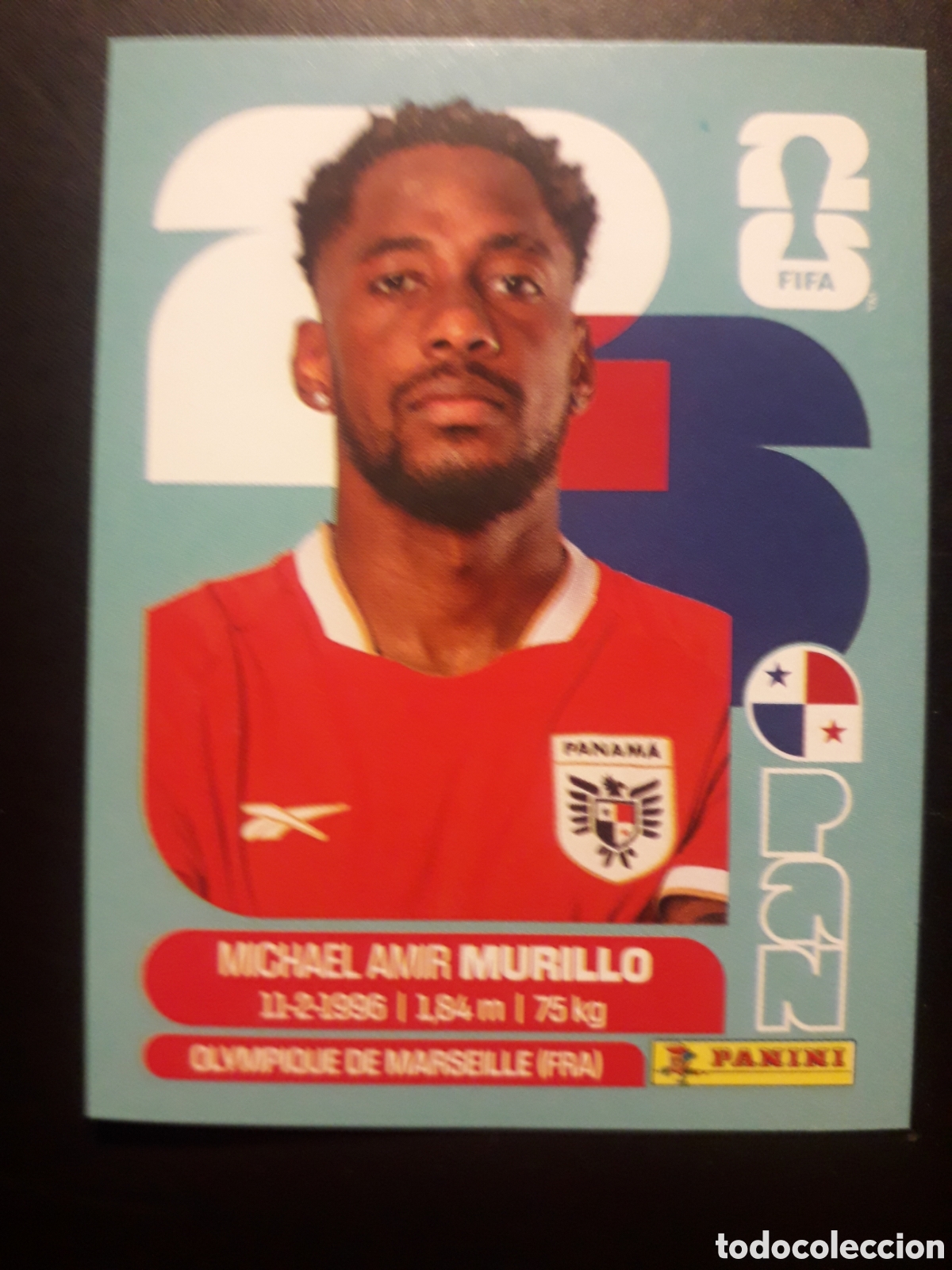 Cromos de f&uacute;tbol: MURILLO PANAM&Aacute; PAN 6 MUNDIAL F&Uacute;TBOL 2026 FIFA WORLD CUP PANINI SIN PEGAR PEDIDO M&Iacute;NIMO 3&euro;