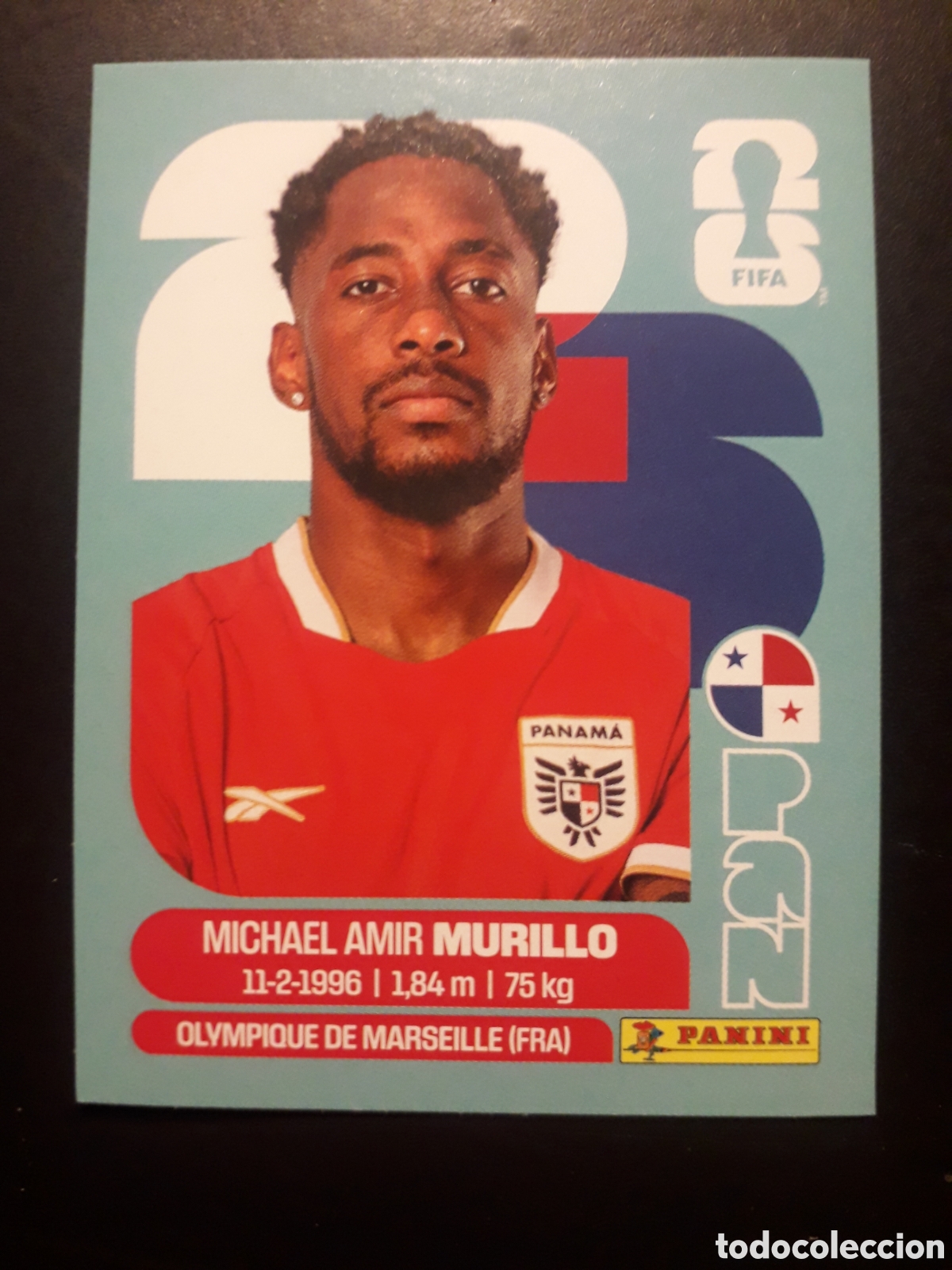 Cromos de f&uacute;tbol: MURILLO PANAM&Aacute; PAN 6 MUNDIAL F&Uacute;TBOL 2026 FIFA WORLD CUP PANINI SIN PEGAR PEDIDO M&Iacute;NIMO 3&euro;
