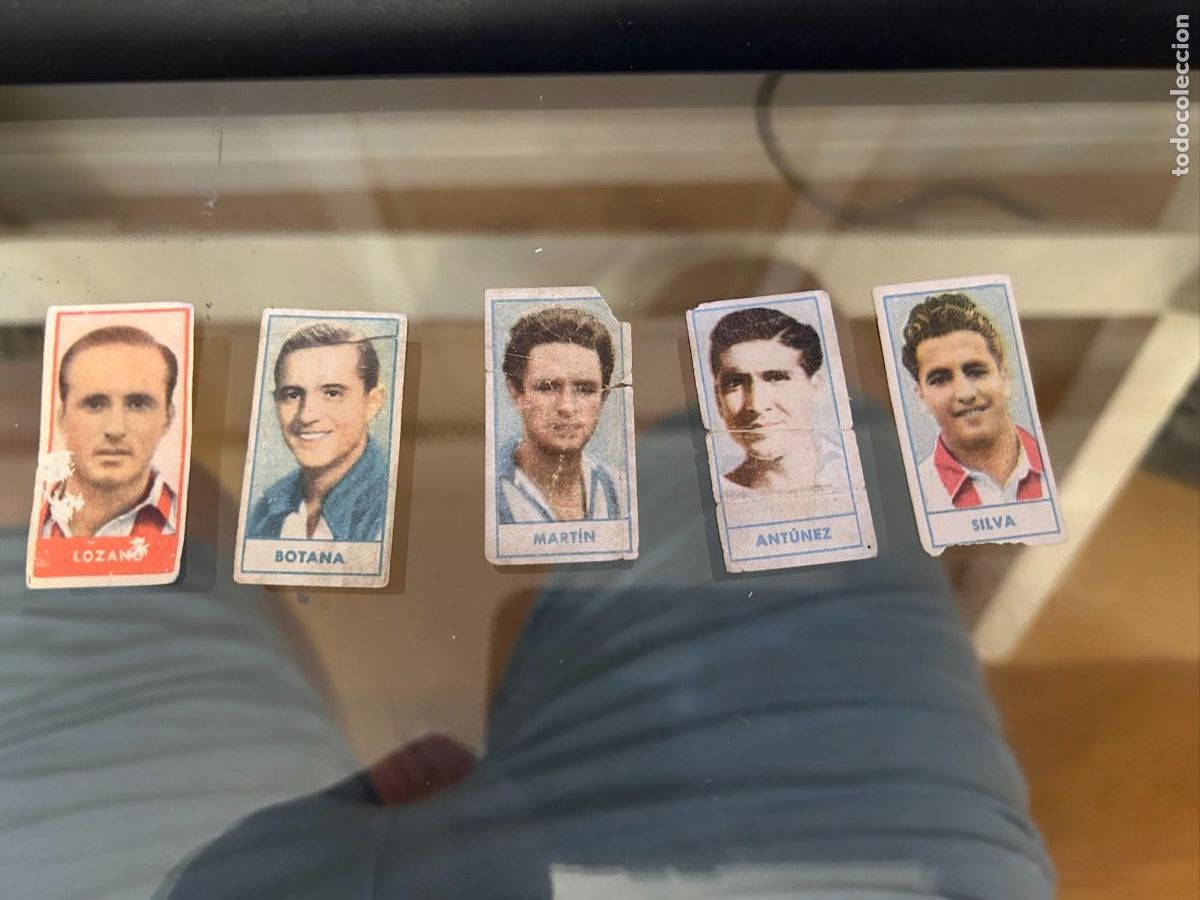Cromos de f&uacute;tbol: palmera at, madrid silva y lozano coru&ntilde;a- martin y botana y sevilla antunez se pueden vender sueltos