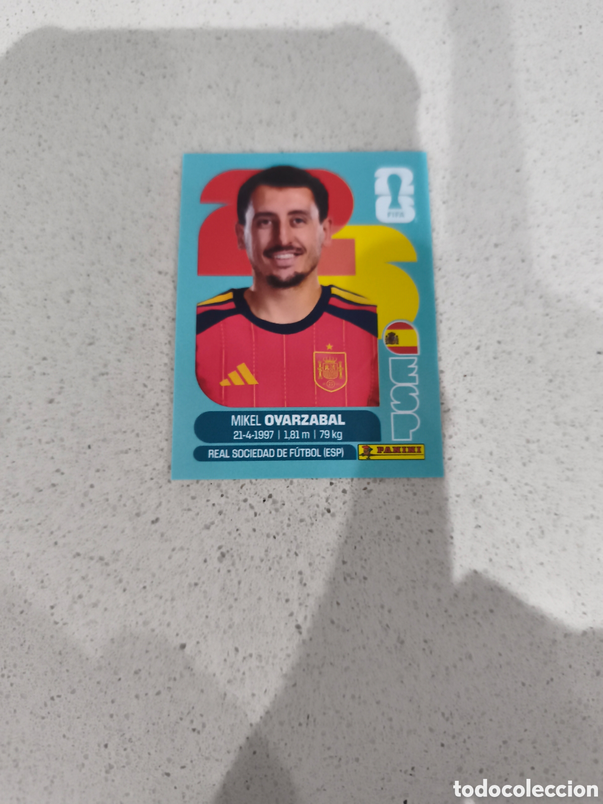 Cromos de f&uacute;tbol: CROMO N&Uacute;MERO 20 OYARZABAL ESPA&Ntilde;A. MUNDIAL 2026. PANINI.