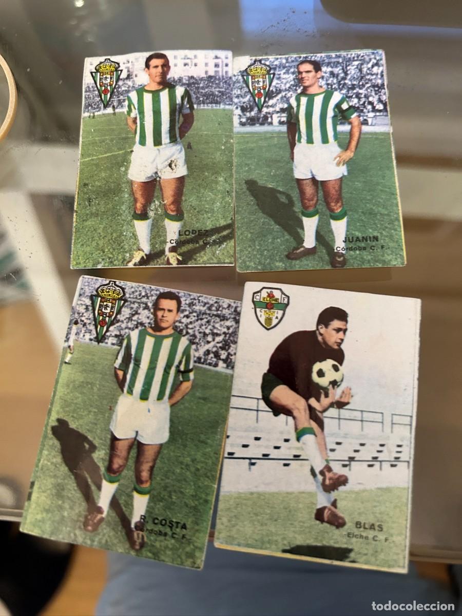Cromos de f&uacute;tbol: LIGA 67 68 CORDOBA COSTA-JUANIN Y LOPEZ Y ELCHE BLAS