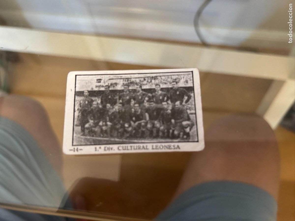 Cromos de Futebol: CULTURAL LEONESA 1&ordf; DIVISION BUEN ESTADO