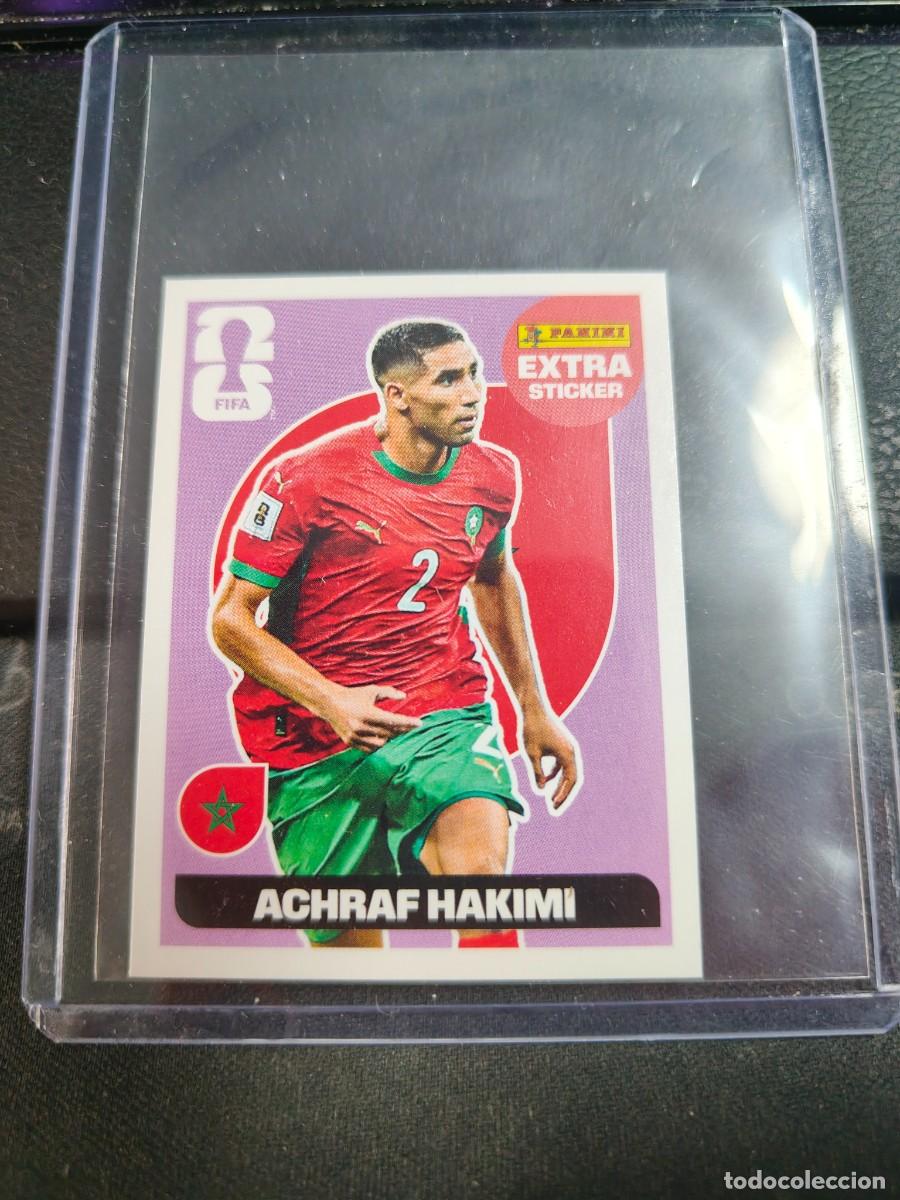 Football Stickers: Achraf Hakimi (Extra Sticker - Morado/Violeta) Mundial Fifa World Cup 2026 (Panini)