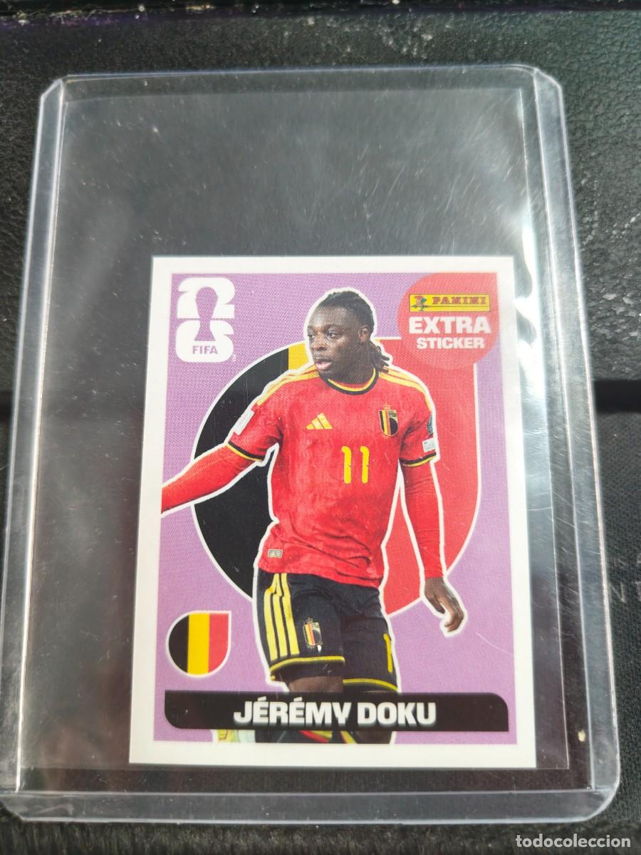 Football Stickers: Doku (Extra Sticker - Morado/Violeta) Mundial Fifa World Cup 2026 (Panini)