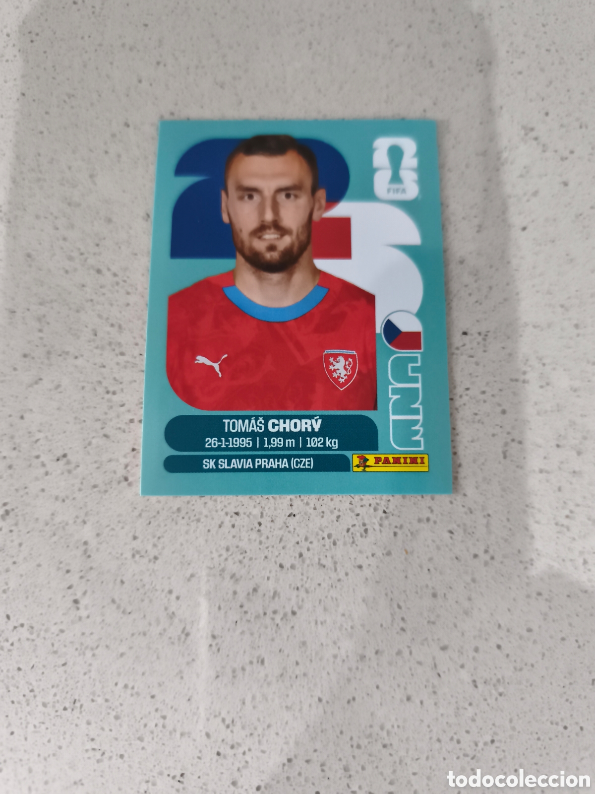 Football Stickers: CROMO N&Uacute;MERO 17 CHORY REPUBLICA CHECA. MUNDIAL 2026. PANINI.