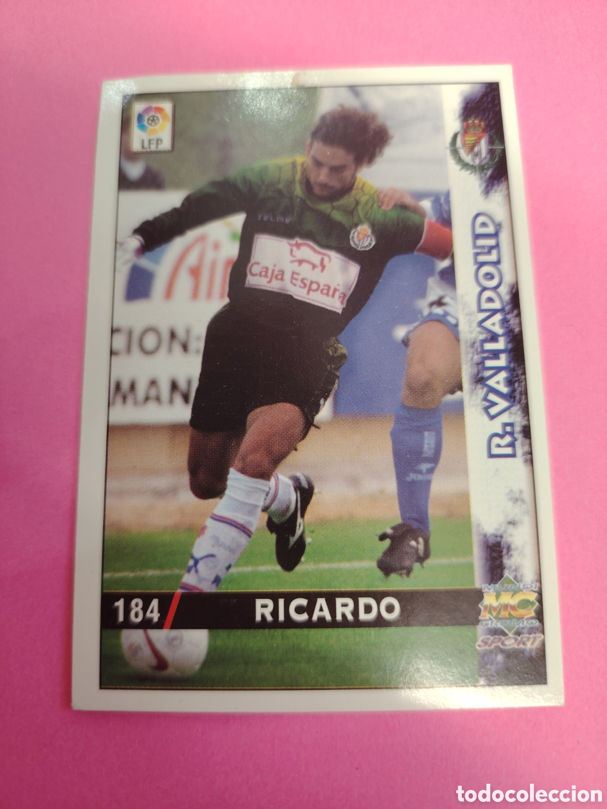 Cromos de f&uacute;tbol: VALLADOLID-N&deg;184-RICARDO-MUNDICROMO FICHAS DE LA LIGA 1998 1999 98 99