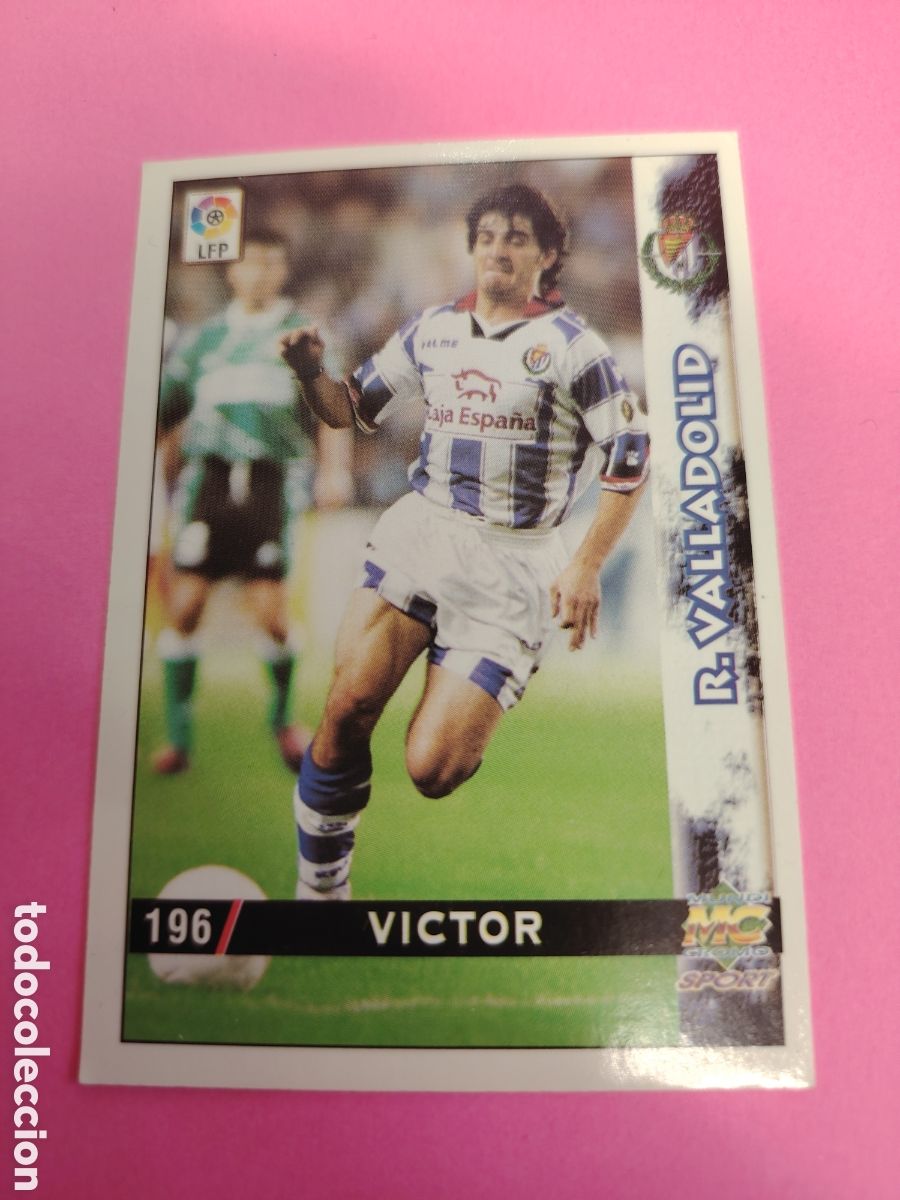 Cromos de f&uacute;tbol: VALLADOLID-N&deg;196-VICTOR-MUNDICROMO FICHAS DE LA LIGA 1998 1999 98 99
