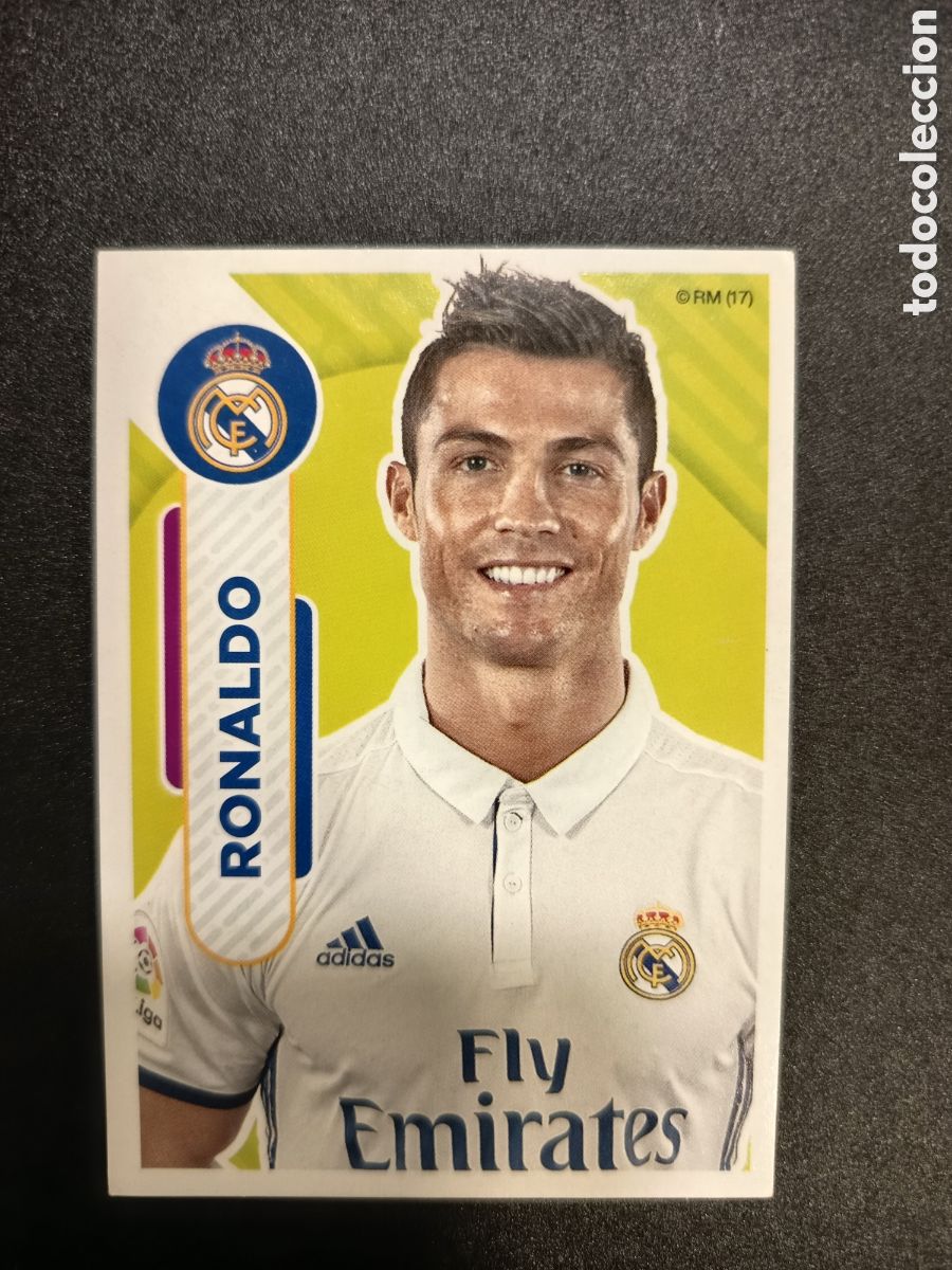 Cromos de f&uacute;tbol: 70 CRISTIANO RONALDO COLECCI&Oacute;N OFICIAL REAL MADRID PANINI 2016-2017 2016-17 2016 2017