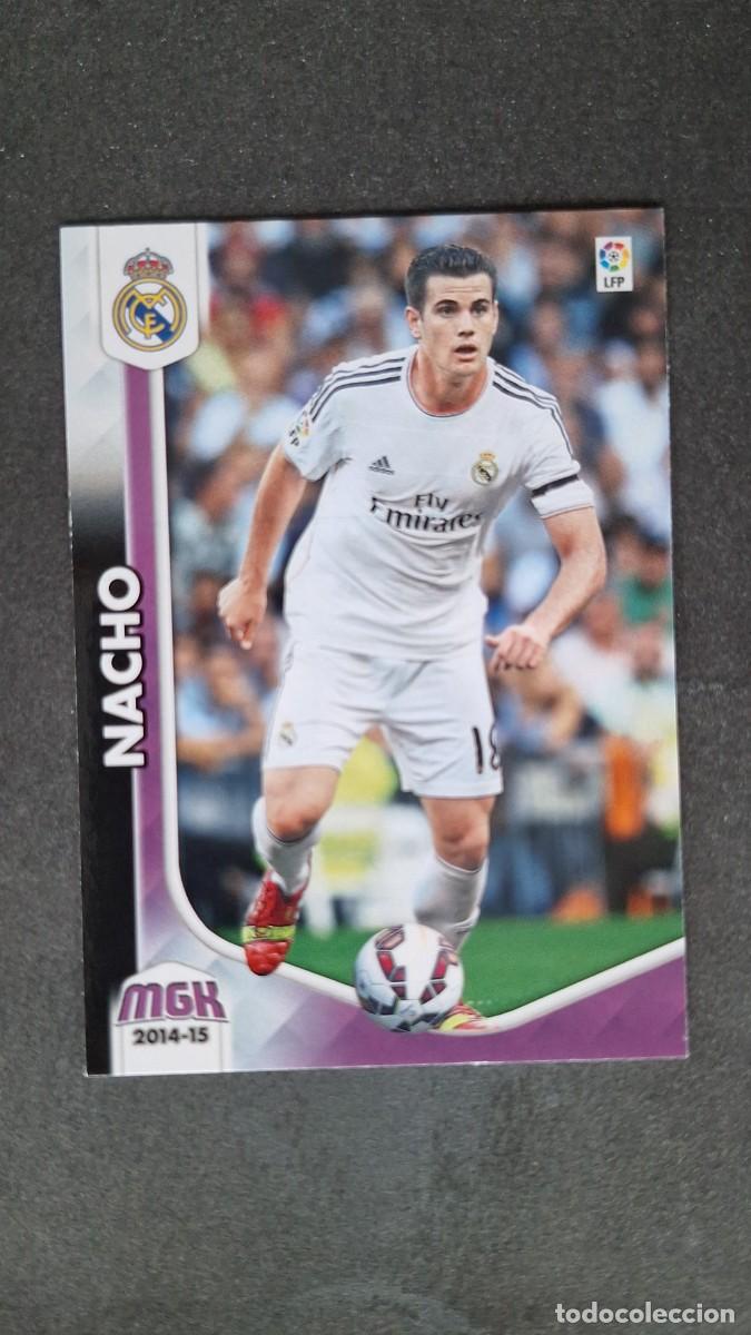 Cromos de f&uacute;tbol: L1 NACHO REAL MADRID NUEVA FICHA 241 BIS PANINI MEGACRACKS 2014 2015 14 15