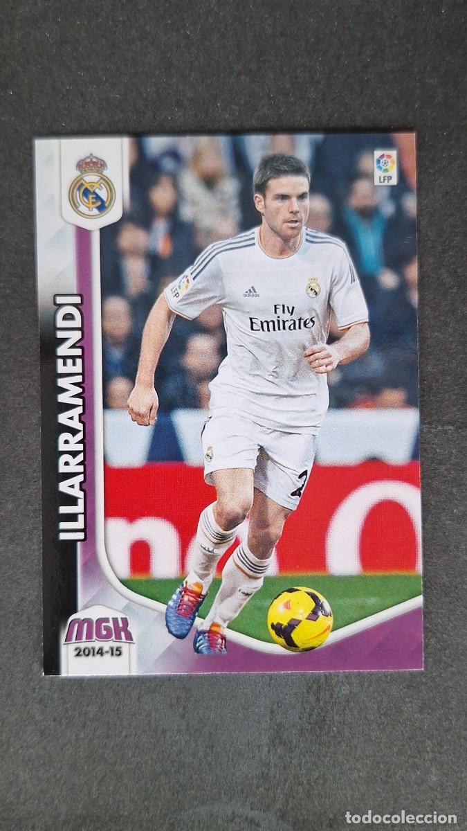Cromos de f&uacute;tbol: L1 ILLARRAMENDI REAL MADRID NUEVA FICHA 244 BIS PANINI MEGACRACKS 2014 2015 14 15