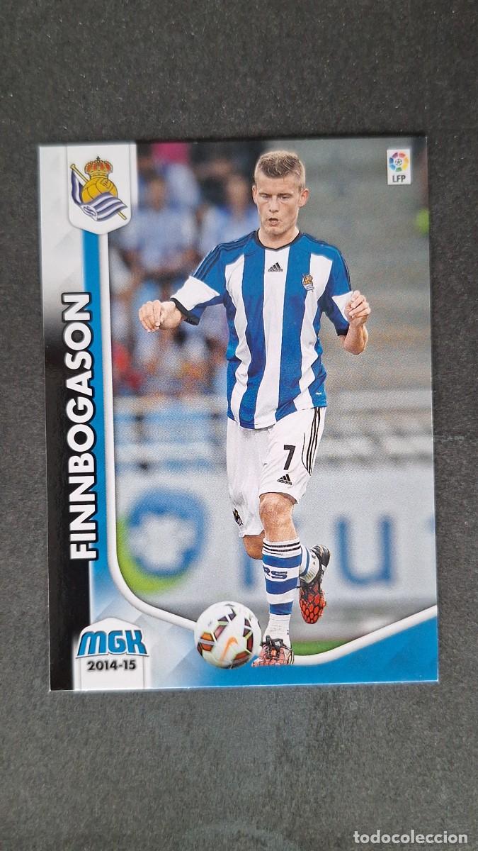Cromos de f&uacute;tbol: L1 FINNBOGASON RAYO VALLECANO NUEVA FICHA 306 BIS PANINI MEGACRACKS 2014 2015 14 15