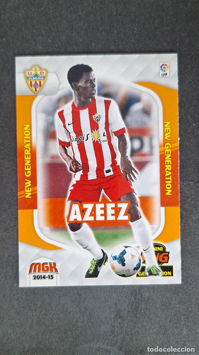 Cromos de f&uacute;tbol: L1 AZEEZ U. D. ALMERIA NEW GENERATION 362 PANINI MEGACRACKS 2014 2015 14 15