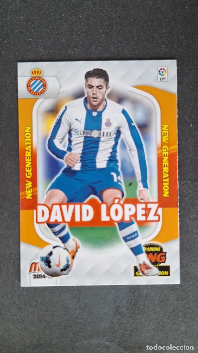 Cromos de f&uacute;tbol: L1 DIEGO LOPEZ ERROR R. C. D. ESPA&Ntilde;OL NEW GENERATION 367 PANINI MEGACRACKS 2014 2015 14 15