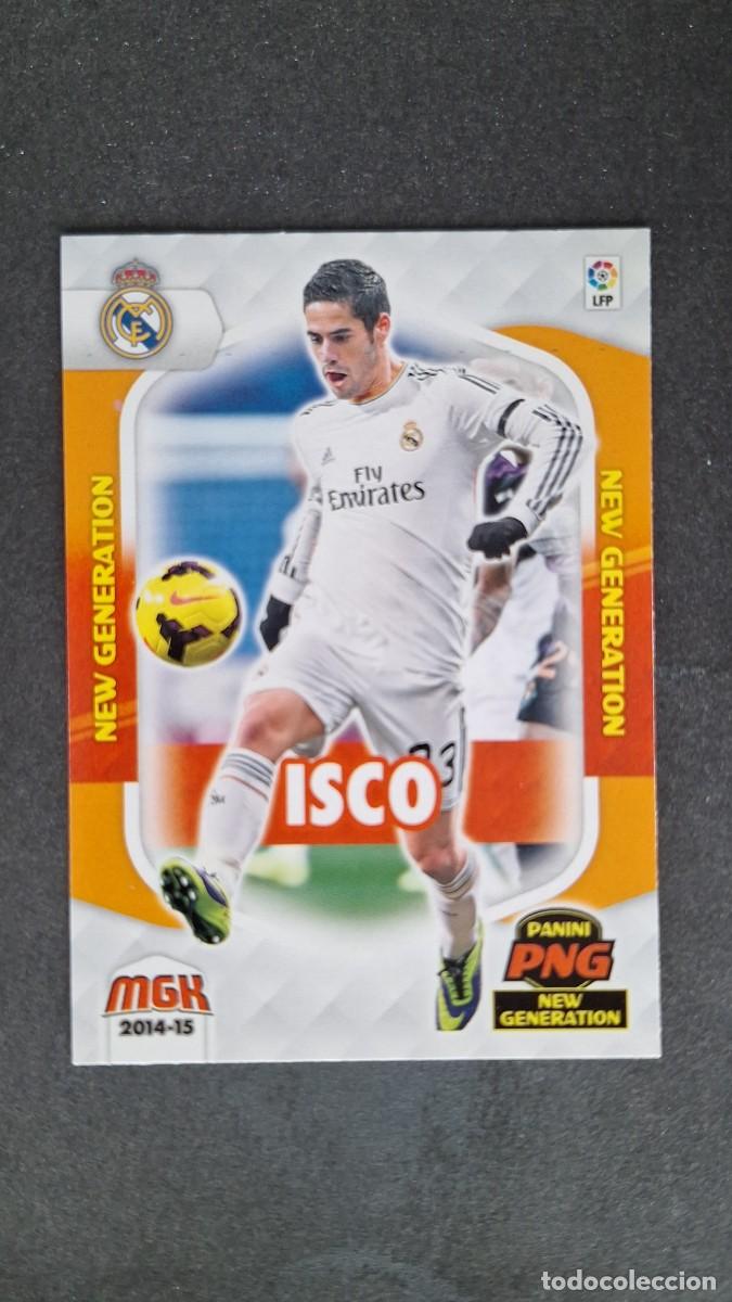 Cromos de f&uacute;tbol: L1 ISCO REAL MADRID NEW GENERATION 369 PANINI MEGACRACKS 2014 2015 14 15