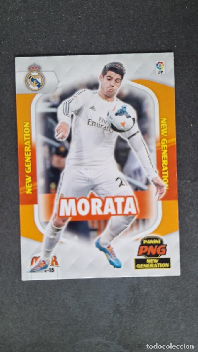 Cromos de f&uacute;tbol: L1 MORATA REAL MADRID NEW GENERATION 372 PANINI MEGACRACKS 2014 2015 14 15