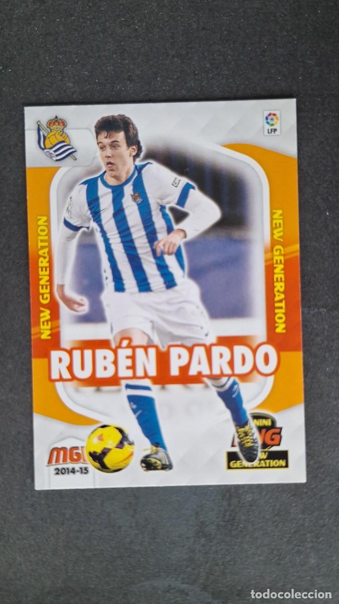 Cromos de f&uacute;tbol: L1 RUBEN PARDO REAL SOCIEDAD NEW GENERATION 37 PANINI MEGACRACKS 2014 2015 14 15