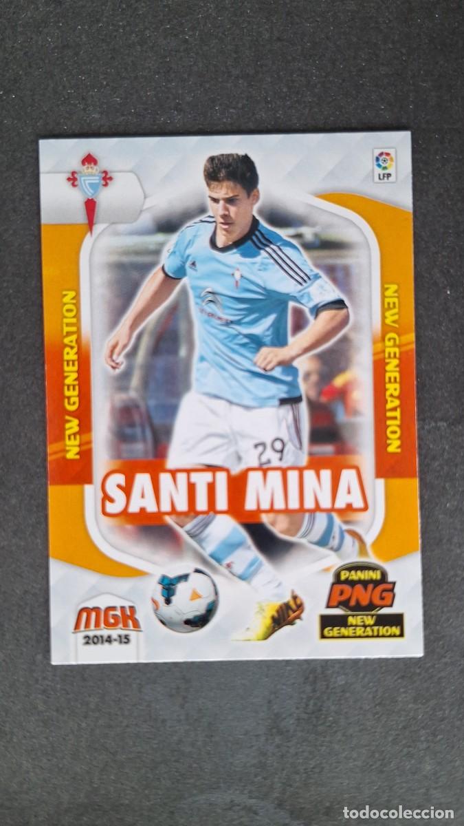 Cromos de f&uacute;tbol: L1 SANTI MINA CELTA DE VIGO NEW GENERATION 376 PANINI MEGACRACKS 2014 2015 14 15