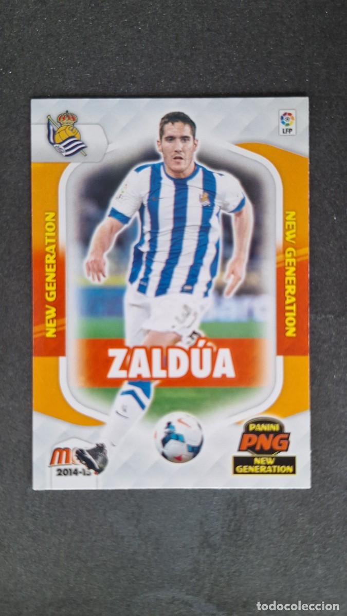 Cromos de f&uacute;tbol: L1 ZALDUA REAL SOCIEDAD NEW GENERATION 378 PANINI MEGACRACKS 2014 2015 14 15