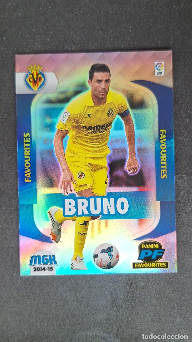 Cromos de f&uacute;tbol: L1 BRUNO VILLARREAL C. F. FAVOURITES 383 PANINI MEGACRACKS 2014 2015 14 15