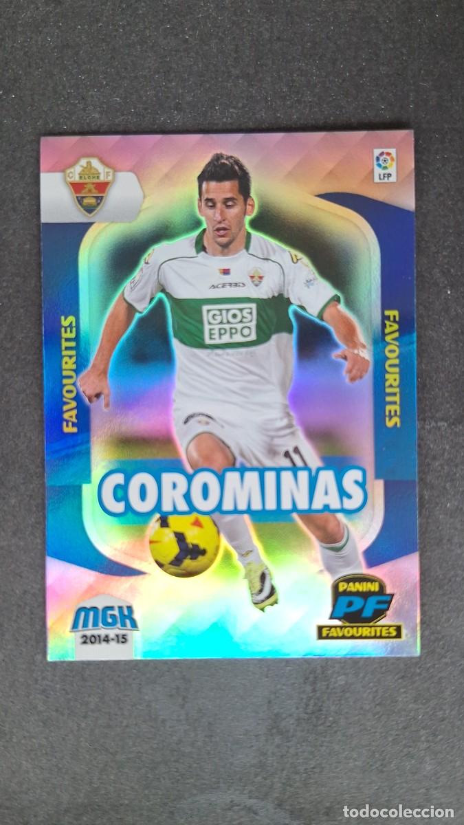 Cromos de f&uacute;tbol: L1 COROMINAS ELCHE C. F. FAVOURITES 385 PANINI MEGACRACKS 2014 2015 14 15