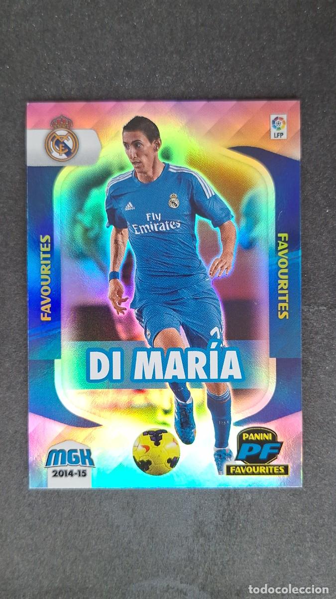 Cromos de f&uacute;tbol: L1 DI MARIA REAL MADRID FAVOURITES 387 PANINI MEGACRACKS 2014 2015 14 15