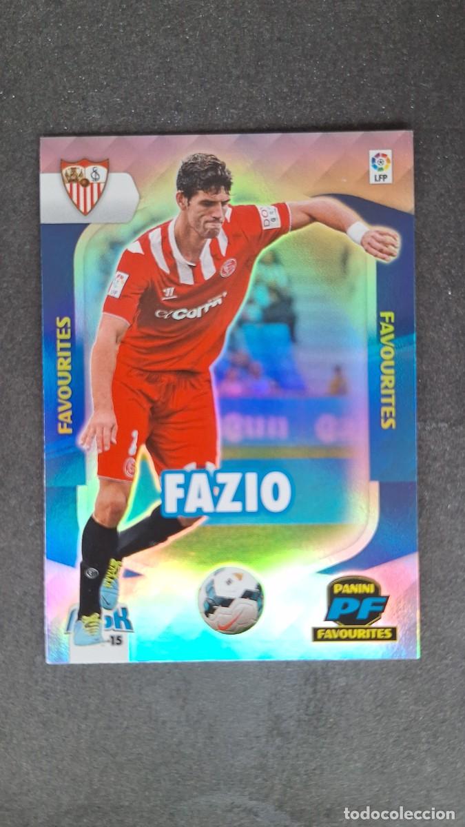 Cromos de f&uacute;tbol: L1 FAZIO SEVILLA F. C. FAVOURITES 388 PANINI MEGACRACKS 2014 2015 14 15