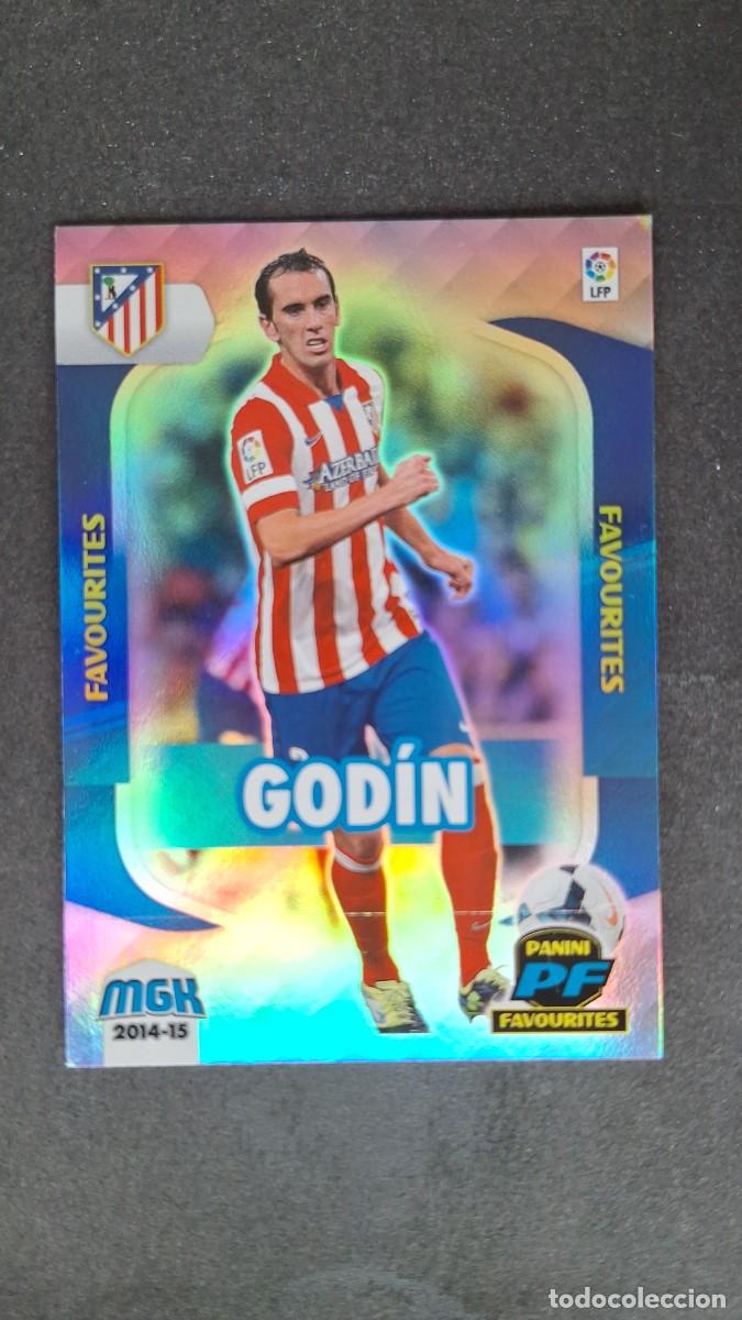 Cromos de f&uacute;tbol: L1 GODIN ATLETICO DE MADRID FAVOURITES 389 PANINI MEGACRACKS 2014 2015 14 15