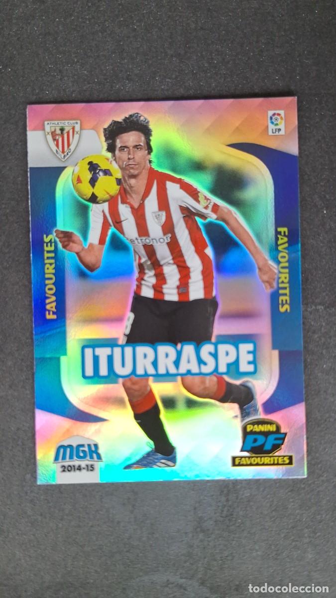 Cromos de f&uacute;tbol: L1 ITURRASPE ATHLETIC CLUB DE BILBAO FAVOURITES 392 PANINI MEGACRACKS 2014 2015 14 15