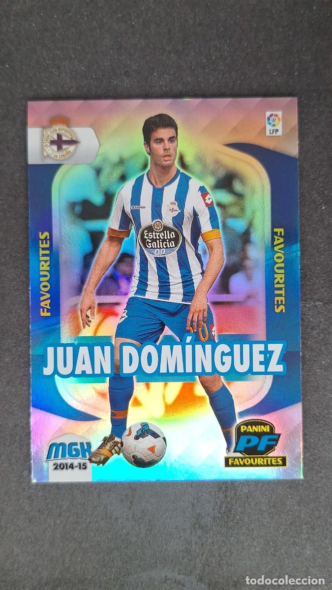 Cromos de f&uacute;tbol: L1 JUAN DOMINGUEZ DEPORTIVO DE LA CORU&Ntilde;A FAVOURITES 394 PANINI MEGACRACKS 2014 2015 14 15