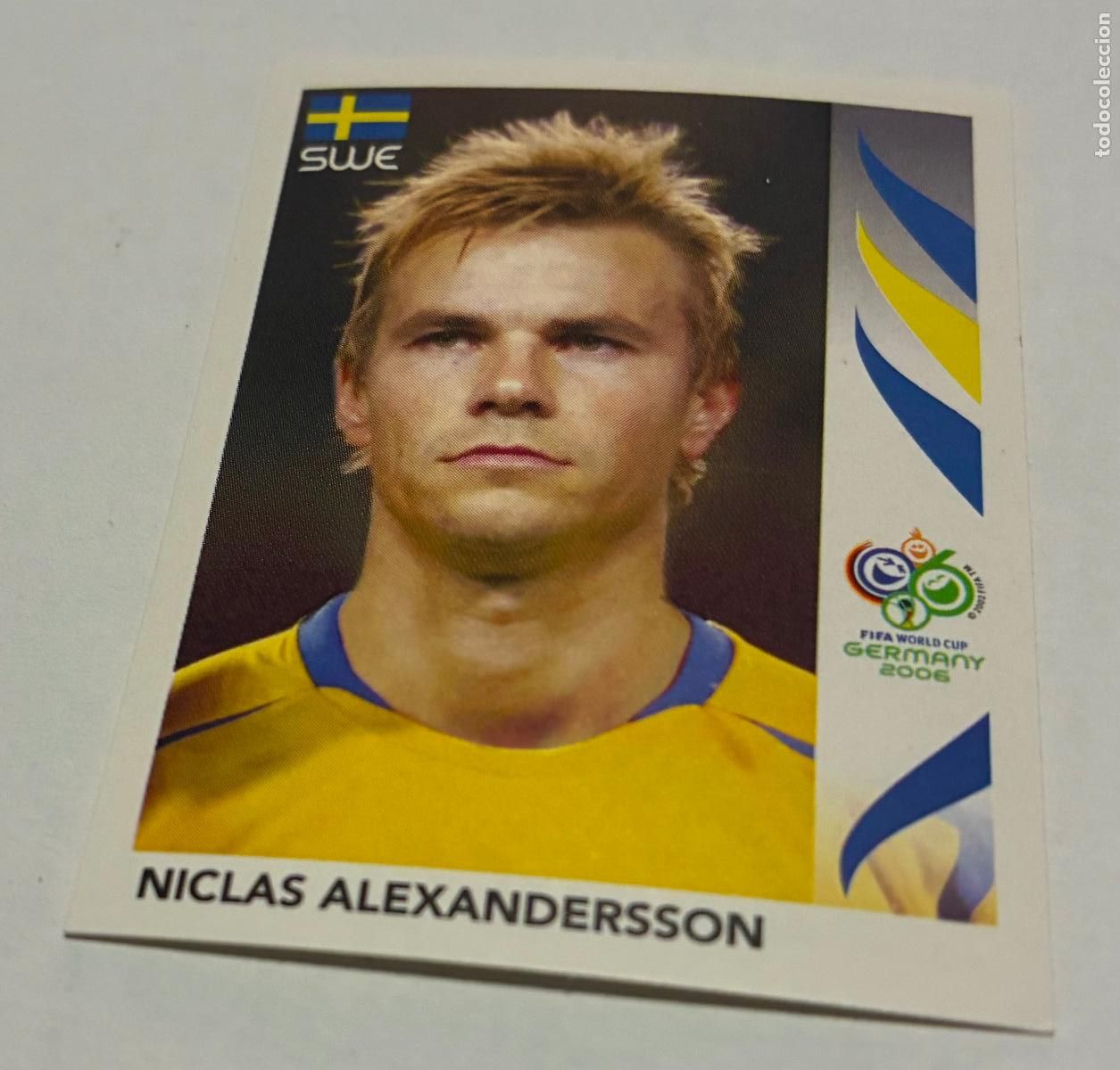Cromos de f&uacute;tbol: CROMO FUTBOL MUNDIAL ALEMANIA 2006, PANINI, Numero 158, NICLAS ALEXANDERSSON, Suecia