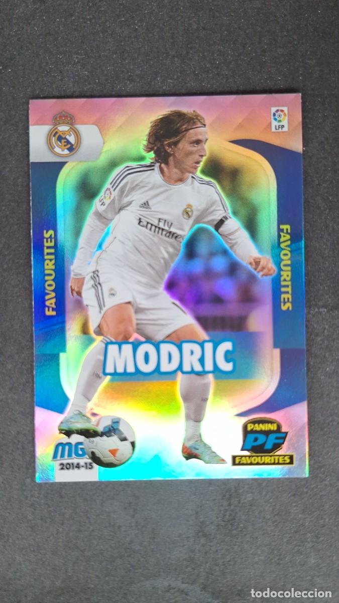 Cromos de f&uacute;tbol: L1 MODRIC REAL MADRID FAVOURITES 400 PANINI MEGACRACKS 2014 2015 14 15