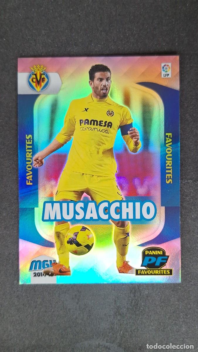 Cromos de f&uacute;tbol: L1 MUSACCHIO VILLARREAL C. F. FAVOURITES 401 PANINI MEGACRACKS 2014 2015 14 15