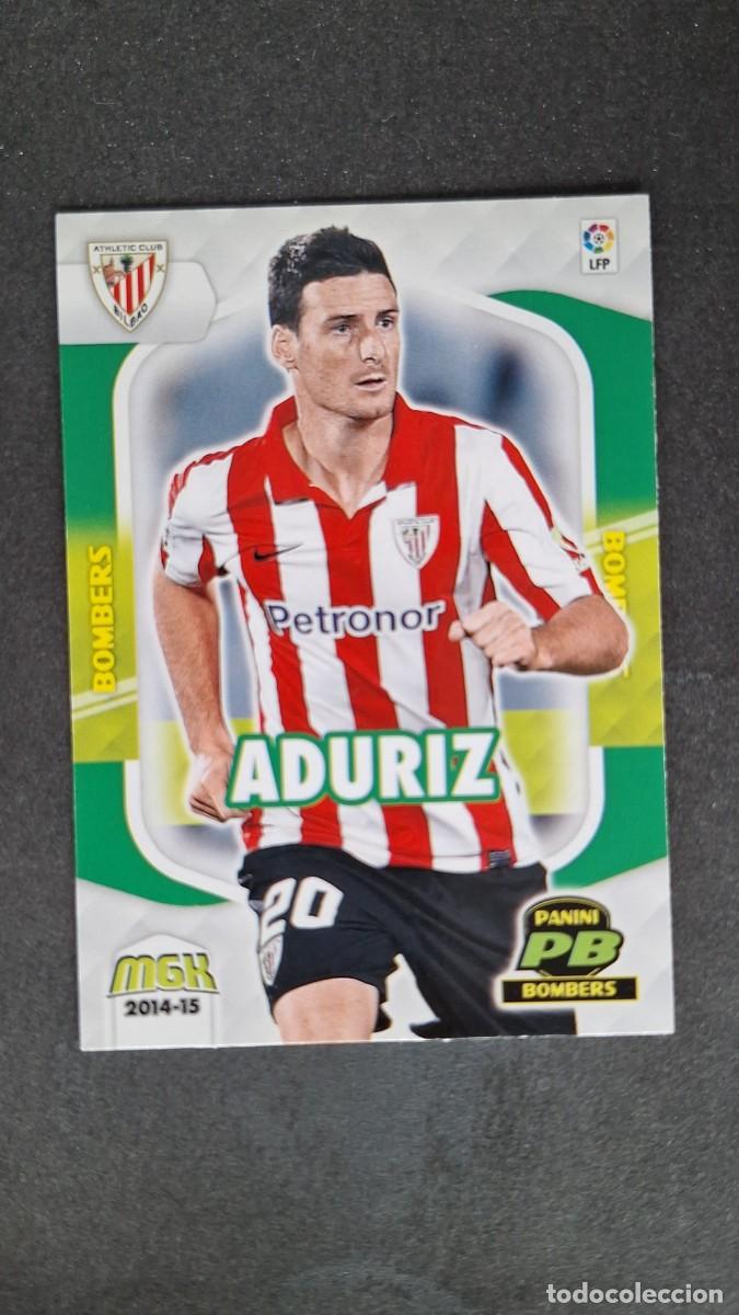 Cromos de f&uacute;tbol: L1 ADURIZ ATHLETIC CLUB DE BILBAO BOMBERS 406 PANINI MEGACRACKS 2014 2015 14 15