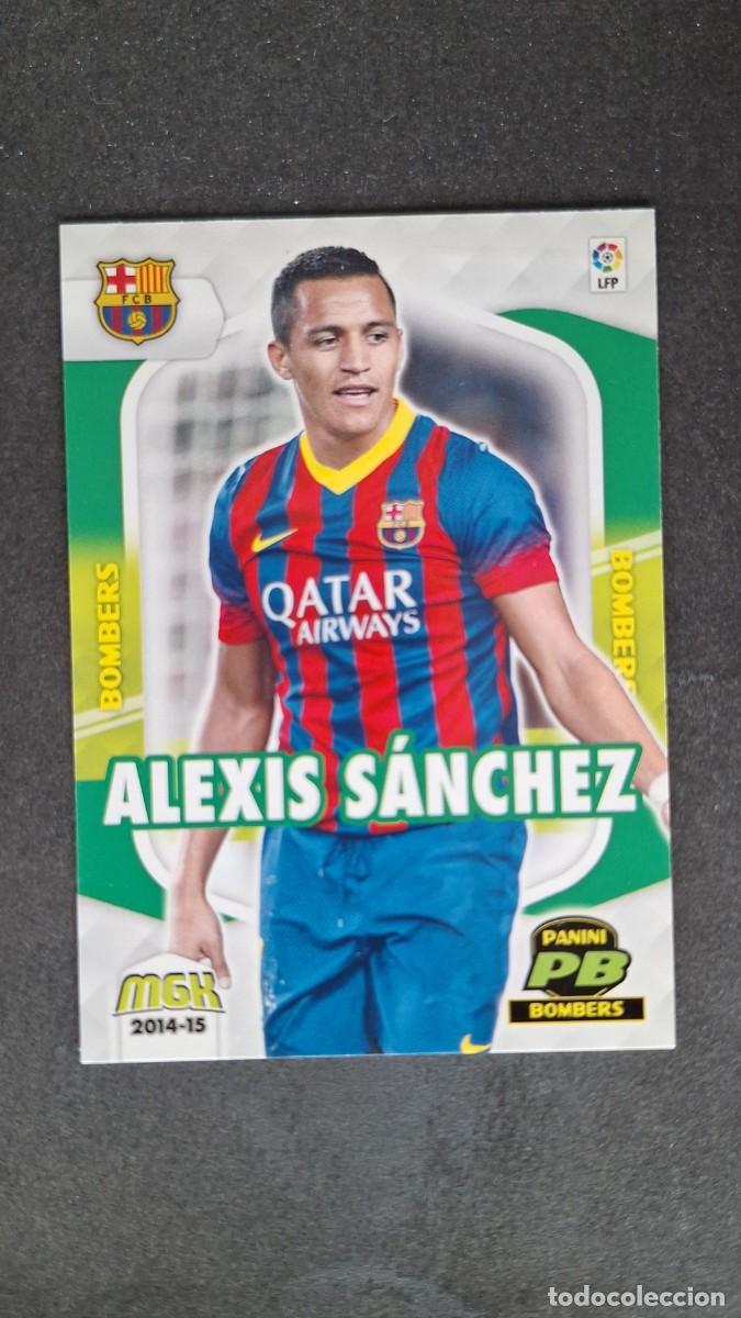 Cromos de f&uacute;tbol: L1 ALEXIS SANCHEZ F. C. BARCELONA BOMBERS 408 PANINI MEGACRACKS 2014 2015 14 15