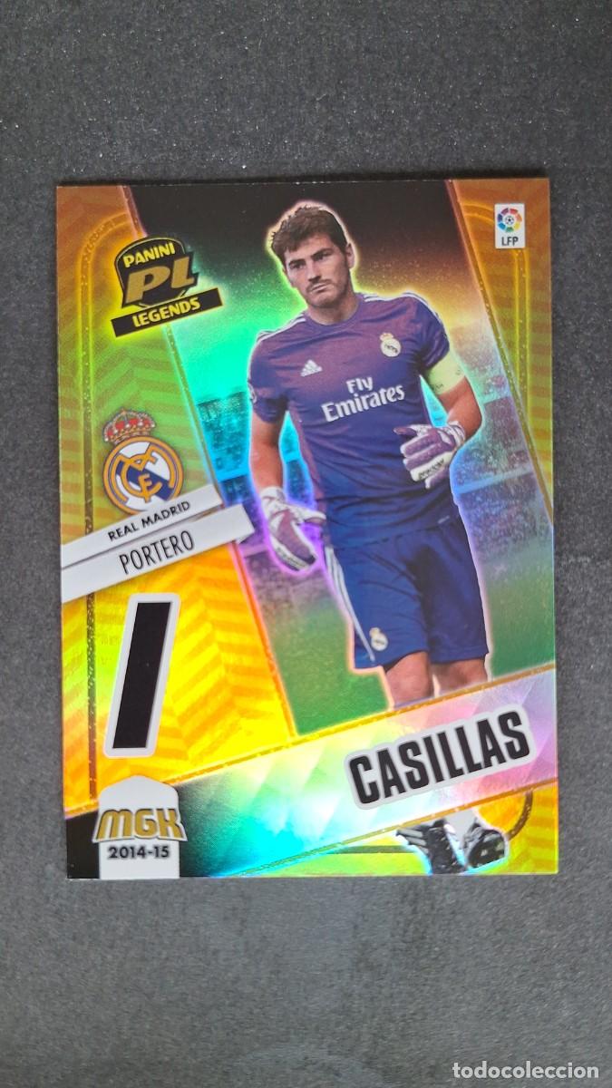 Cromos de f&uacute;tbol: L1 CASILLAS REAL MADRID LEGENDS 426 PANINI MEGACRACKS 2014 2015 14 15